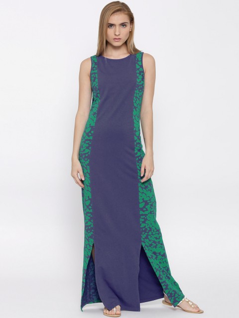 

Vero Moda Blue Printed Maxi Dress