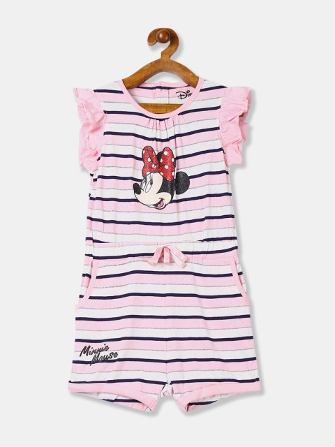 

Colt Girls Pink & White Striped Playsuit