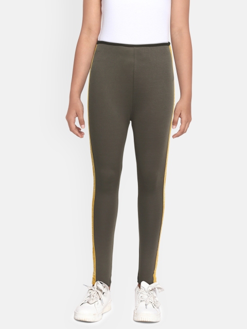 

Cherokee Girls Grey Regular Fit Solid Trousers