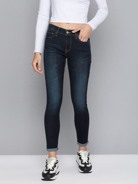 

Levis Women Blue 710 Super Skinny Fit Mid-Rise Clean Look Stretchable Jeans