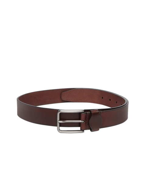 

Park Avenue Men Brown Solid Leather Belt