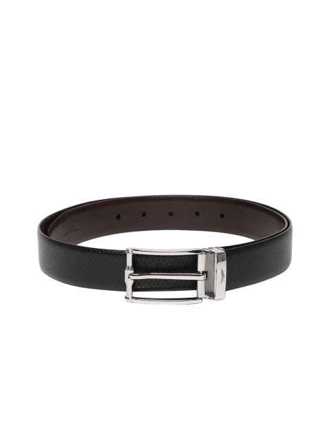 

Park Avenue Men Black & Brown Textured Reversible Leather Belt