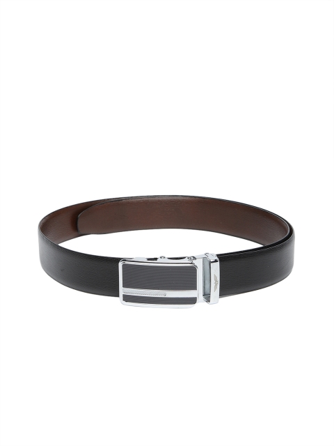 

Park Avenue Men Black & Brown Solid Reversible Leather Belt