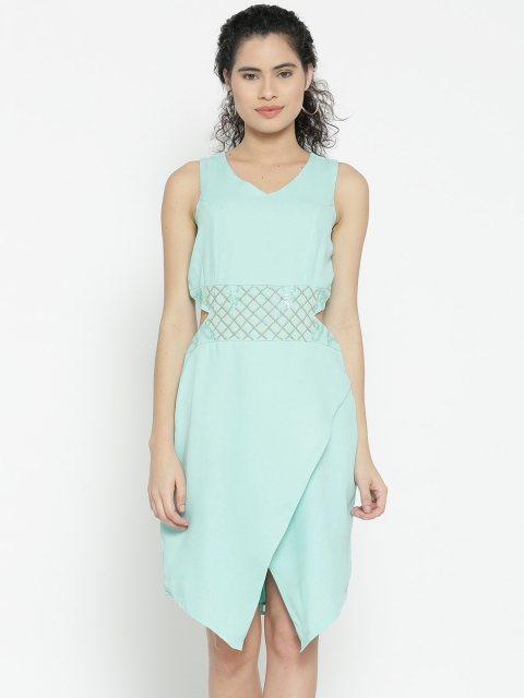 

Vero Moda Mint Green Polyester Tulip Dress