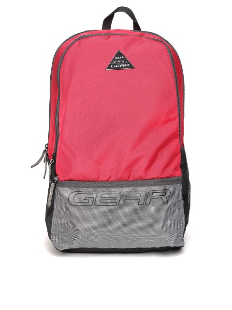 

Gear Unisex Red & Grey Backpack