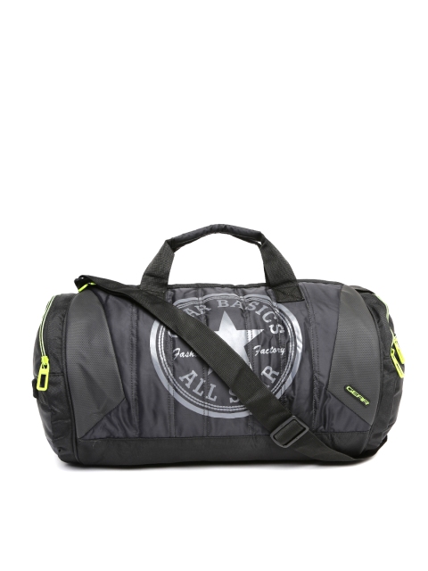 

Gear Unisex Black Printed Duffel Bag