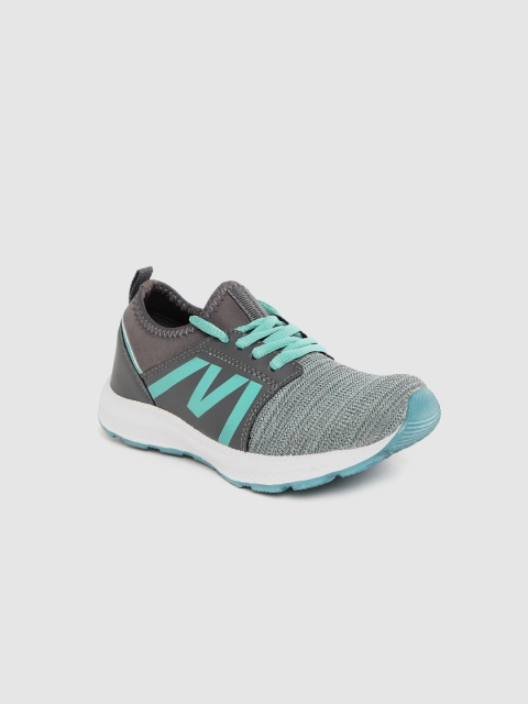

Provogue Boys Grey & Blue Woven Design Running Shoes