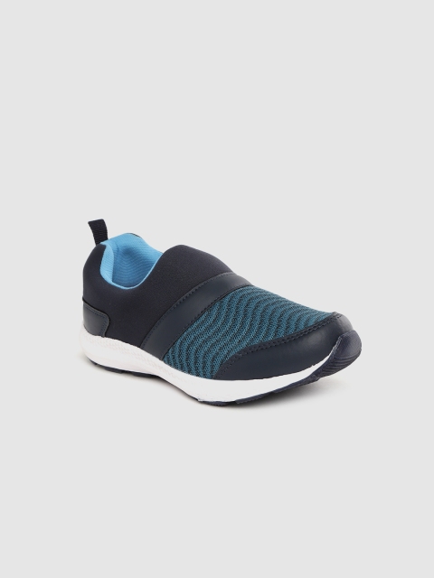 

Provogue Boys Navy Blue Woven Design Running Shoes