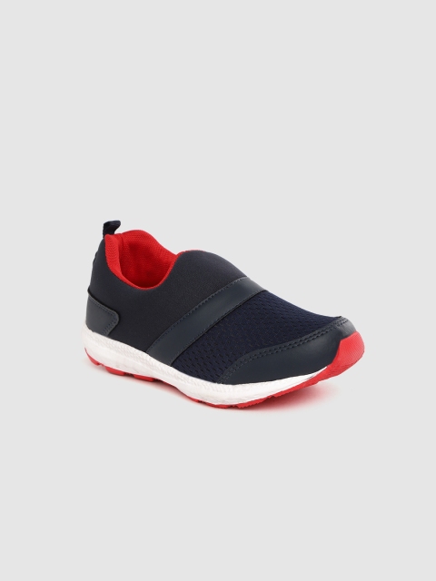 

Provogue Boys Navy Blue Woven Design Running Shoes