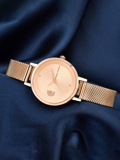 

STUDIO ETHENO Women Rose Gold Analogue Watch SD-MSH-RG-RG