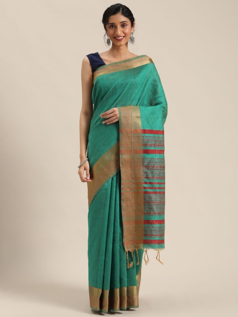 

Pisara Green Woven Design Silk Cotton Saree