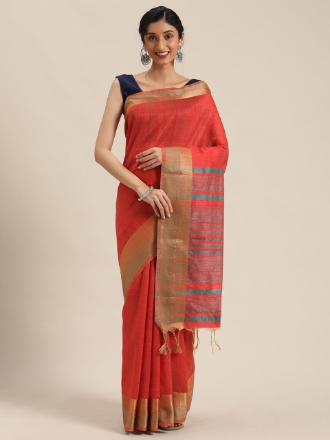 

Pisara Red Woven Design Silk Cotton Saree