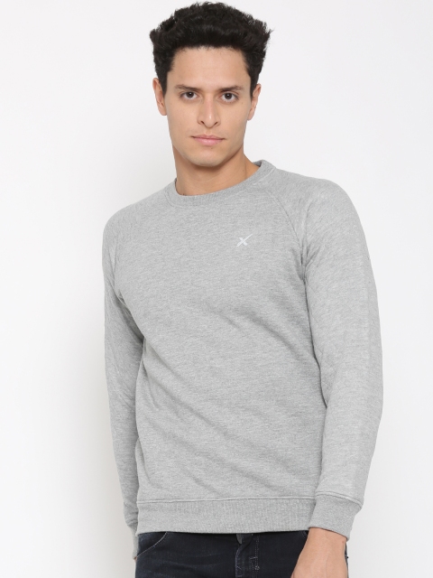 

HRX by Hrithik Roshan Grey Melange Sweatshirt
