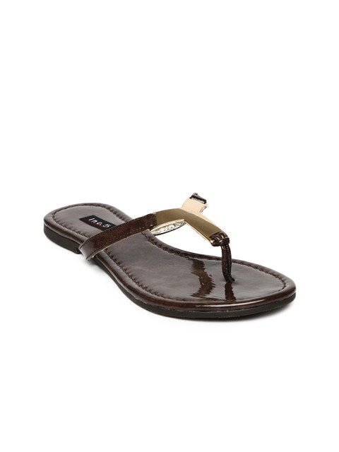 

Inc.5 Women Brown & Gold-Toned Flats