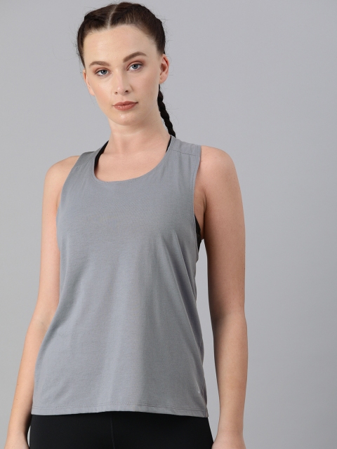 

Nike Grey Solid Regular Top