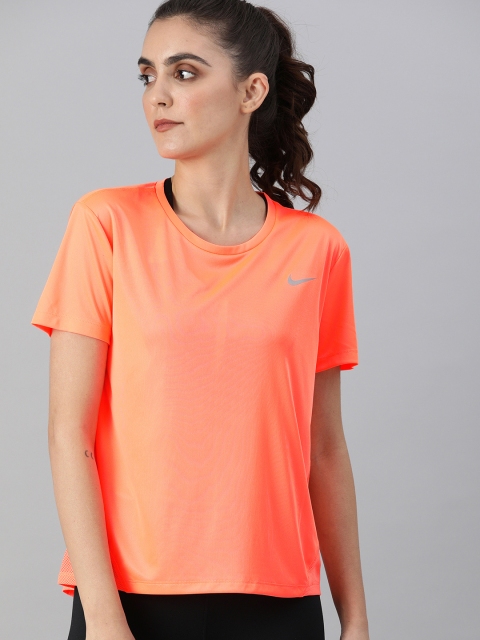 

Nike Orange Solid Regular Top