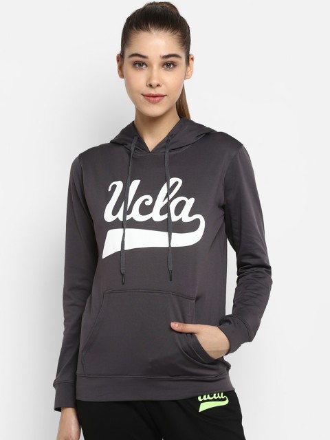 

UCLA Women Grey Printed Sweatshirt