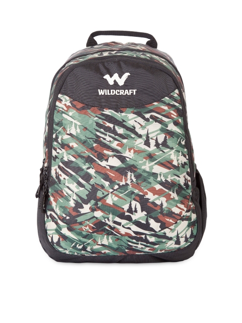 

Wildcraft Unisex Black Printed Backpack