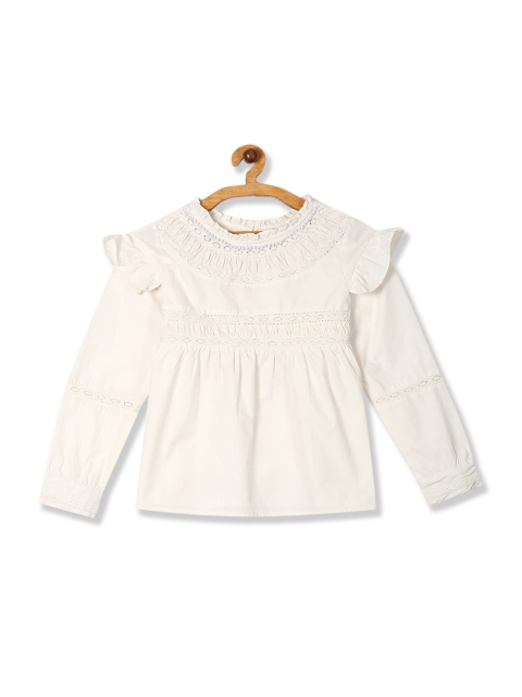 

Cherokee Cream Cinched Waist Top