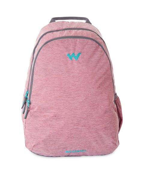 

Wildcraft Unisex Pink Melange Backpack