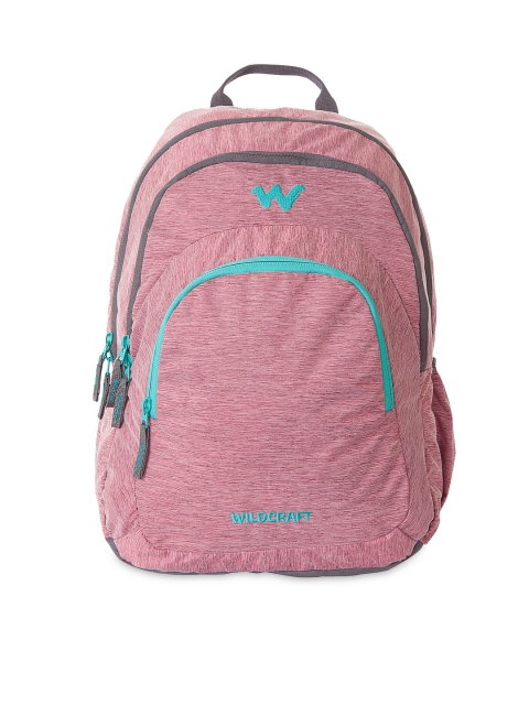 

Wildcraft Unisex Pink Melange Backpack