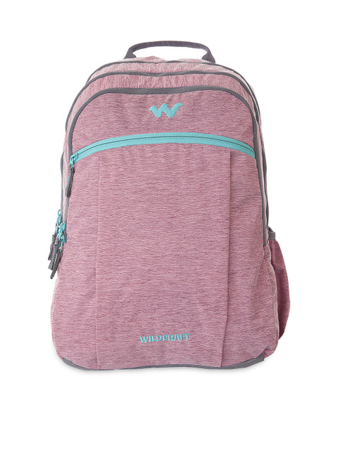 

Wildcraft Unisex Pink Melange Backpack