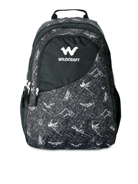

Wildcraft Unisex Black Printed Backpack