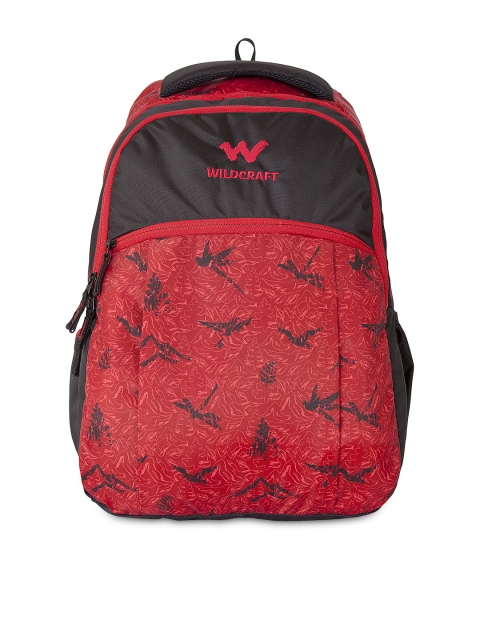 

Wildcraft Unisex Red Printed Backpack