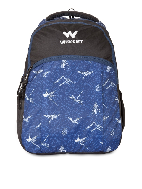 

Wildcraft Unisex Blue Printed Backpack