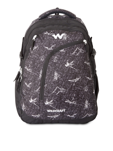 

Wildcraft Unisex Black Printed Backpack