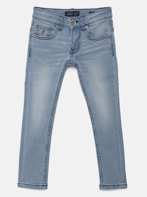 

Indian Terrain Boys Blue Regular Fit Mid-Rise Clean Look Stretchable Jeans