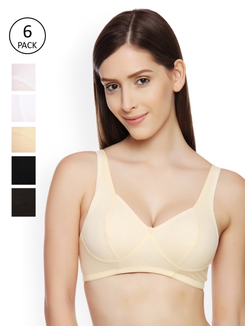 

Innocence Pack Of 6 Non-Wired Bras 2386804-1-13085834-1, Black