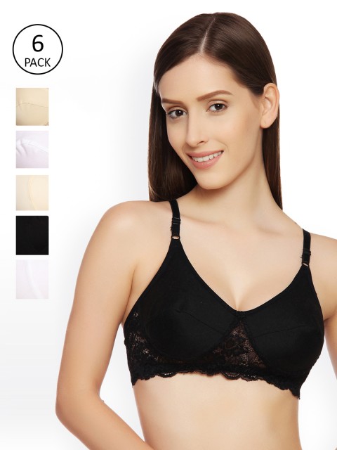 

Innocence Pack Of 6 Non-Wired Non Padded T-shirt Bras 2386804-1-2386816-1, White