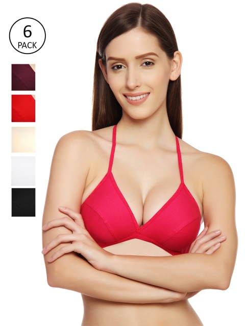 

Innocence Pack Of 6 Non-Wired Bras 2387478-1-6791089-1, Black