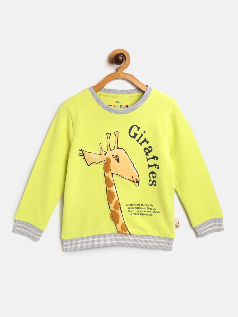 

Marks & Spencer Boys Lemon Yellow Roald Dahl Giraffe Print Sweatshirt