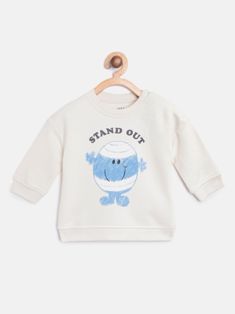 

Marks & Spencer Kids Off-White & Blue Mr Men & Little Miss Print Sweatshirt