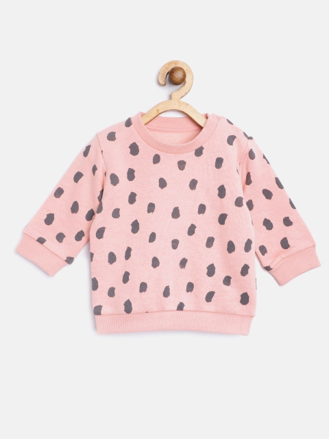 

Marks & Spencer Kids Pink & Charcoal Grey Animal Print Sustainable Sweatshirt