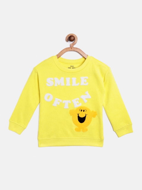 

Marks & Spencer Boys Yellow Mr Men & Little Miss Applique Sweatshirt