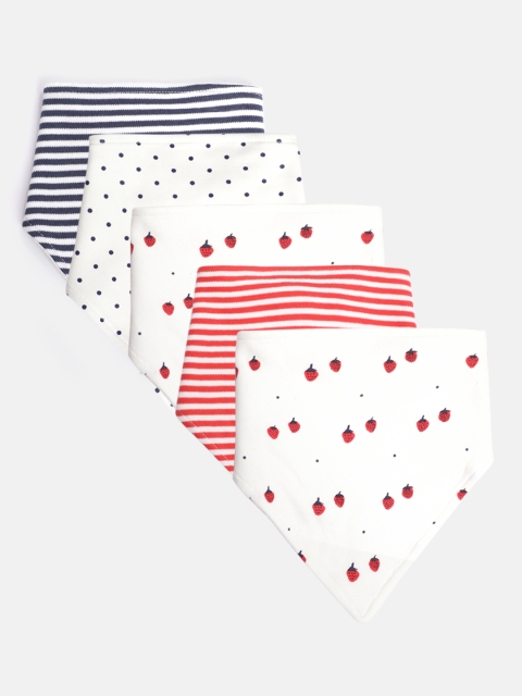 

Marks & Spencer Kids Organic Cotton Pack of 5 Sustainable Bibs, White