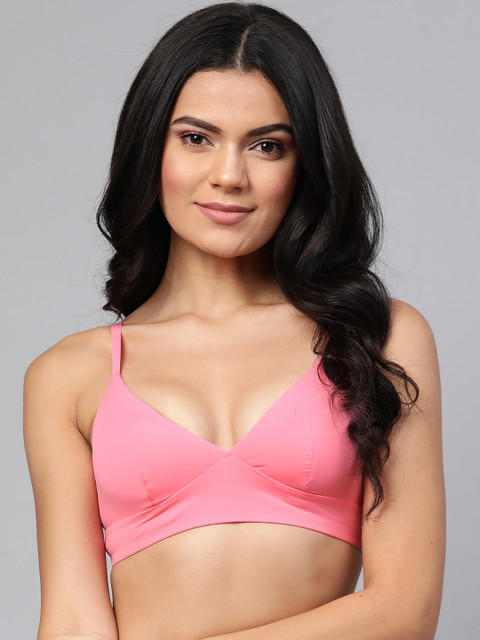 

Marks & Spencer Pink Solid Non-Wired Non Padded Everyday BraT337158
