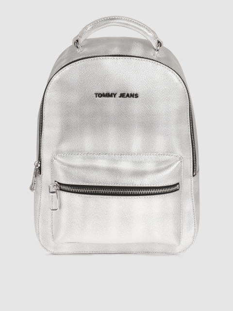 

Tommy Hilfiger Women Silver-Toned Backpack