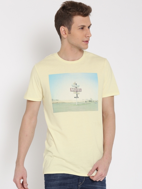 

Jack & Jones Yellow Graphic Print T-shirt