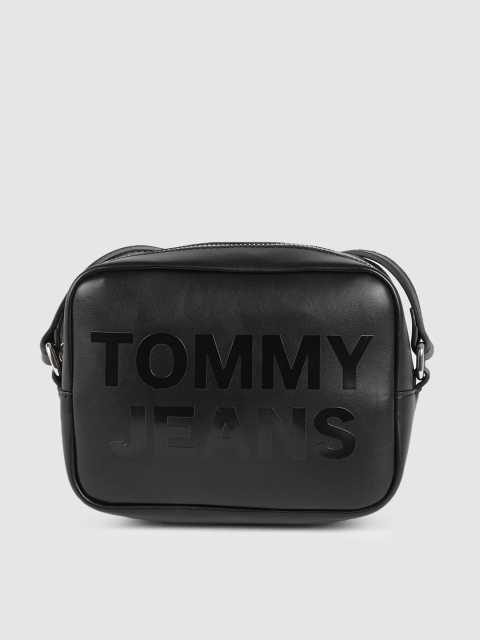 

Tommy Hilfiger Black Printed CAMERA Sling Bag