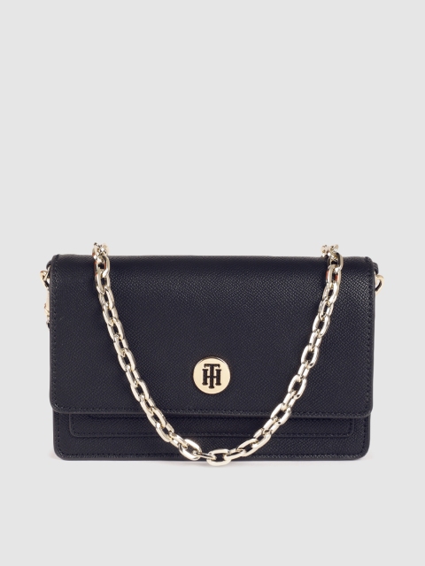 

Tommy Hilfiger Navy Blue Solid Sling Bag