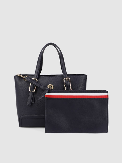 

Tommy Hilfiger Navy Blue Solid Shoulder Bag