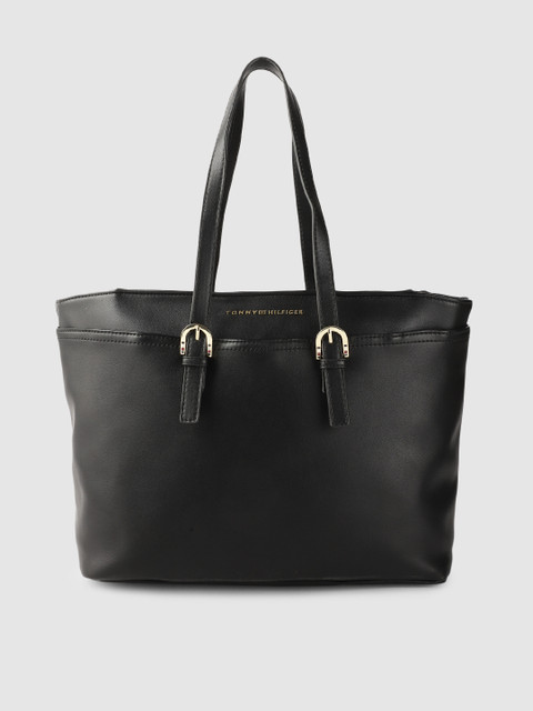 

Tommy Hilfiger Black Solid Shoulder Bag