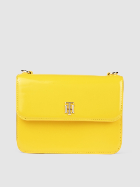 

Tommy Hilfiger Yellow Solid Sling Bag