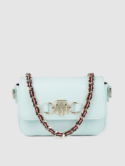 

Tommy Hilfiger Blue Solid Sling Bag