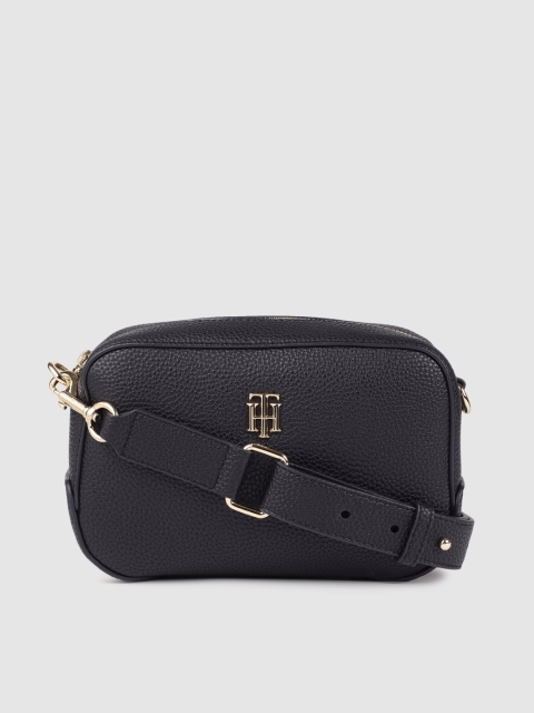 

Tommy Hilfiger Navy Blue Solid Sling Bag