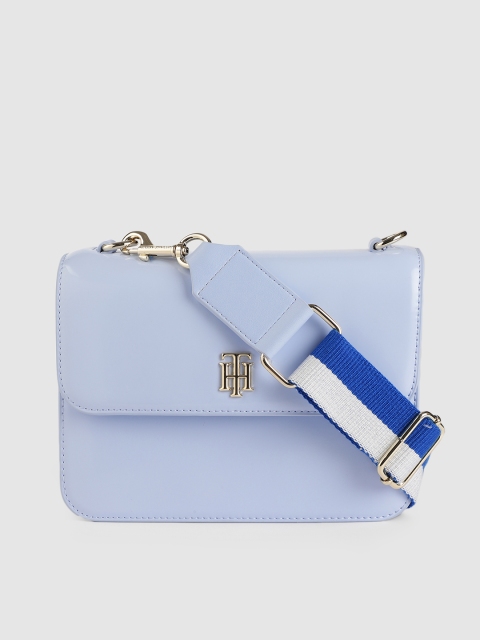 

Tommy Hilfiger Blue Solid TH STAPLE CROSSOVER Sling Bag